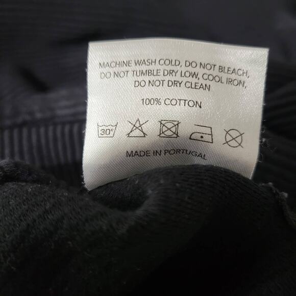 Varley Simon Sweatshirt Black Ottoman Rib Boxy Turtleneck Side Zip Size Medium - Picture 11 of 14